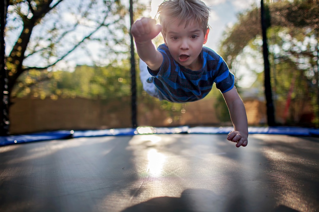 trampoline enfant avec filet